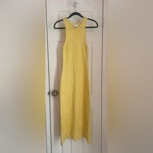 🆕House of Harlow 1960 Yellow Halter Maxi Dress